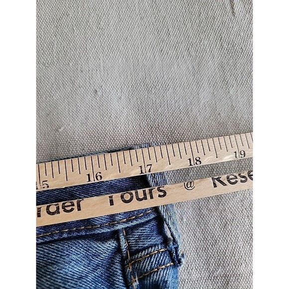 Levis 501 Jeans Mens 34x29 Button Fly Straight Blue Mid Rise Cotton Medium Blue - Picture 7 of 13